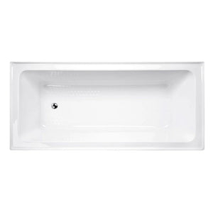 DECINA FABRINO INSET BATH GLOSS WHITE (AVAILABLE IN 1525MM AND 1675MM)