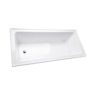 DECINA FABRINO INSET BATH GLOSS WHITE (AVAILABLE IN 1525MM AND 1675MM)