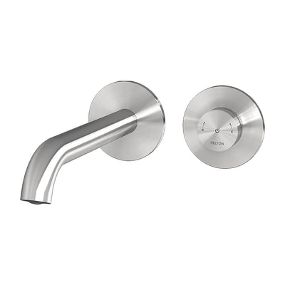 FELTON LINEA DIGITAL WALL MOUNTED BASIN / BATH MIXER STAINLESS FINISH