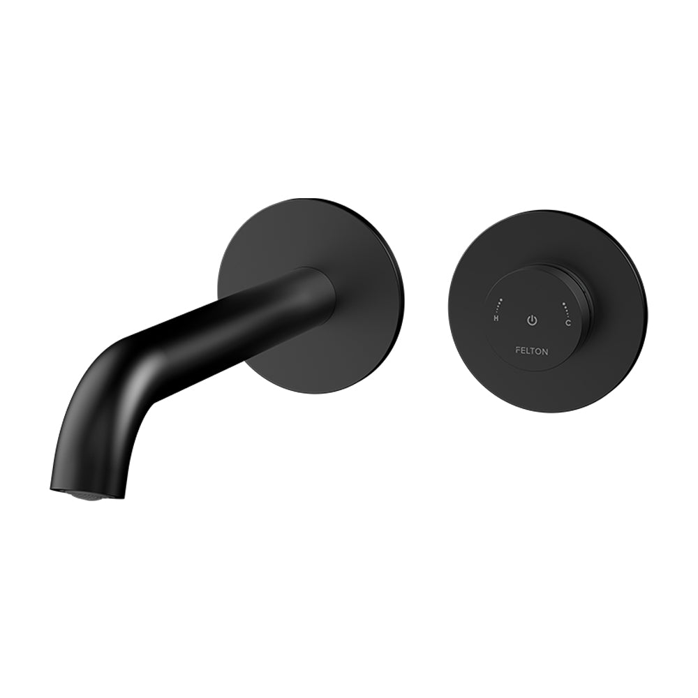 FELTON LINEA DIGITAL WALL MOUNTED BASIN / BATH MIXER BLACK