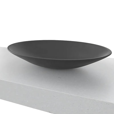 TIMBERLINE FEATHER ABOVE COUNTER BASIN MATTE BLACK 500MM