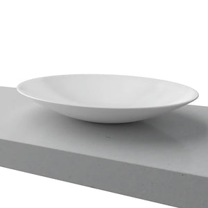 TIMBERLINE FEATHER ABOVE COUNTER BASIN GLOSS WHITE 500MM