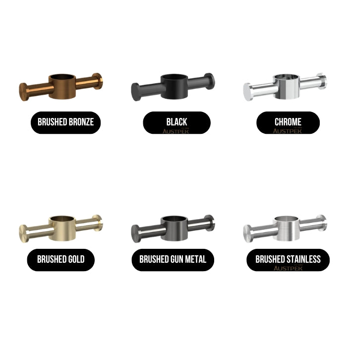 FELTON ATLAS POLE ROBE HOOK BLACK