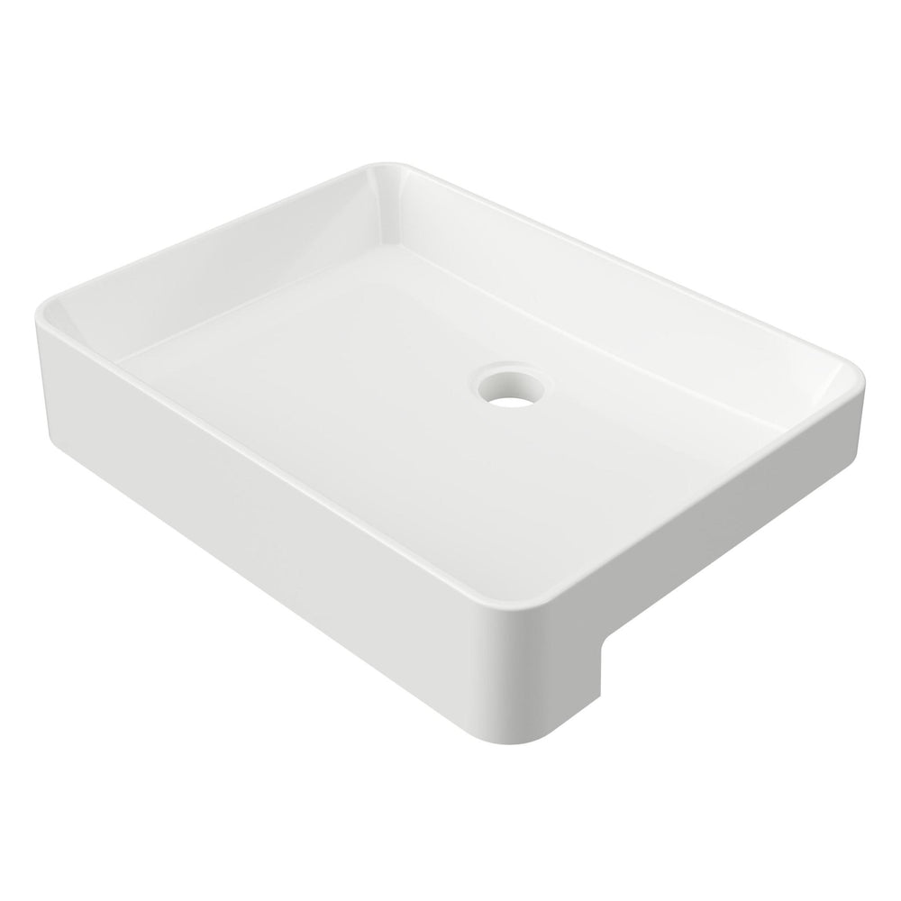 DUROCLASS FERGUS FORWARD BOWL BASIN GLOSS WHITE (AVAILABLE IN MULTIPLE SIZES)