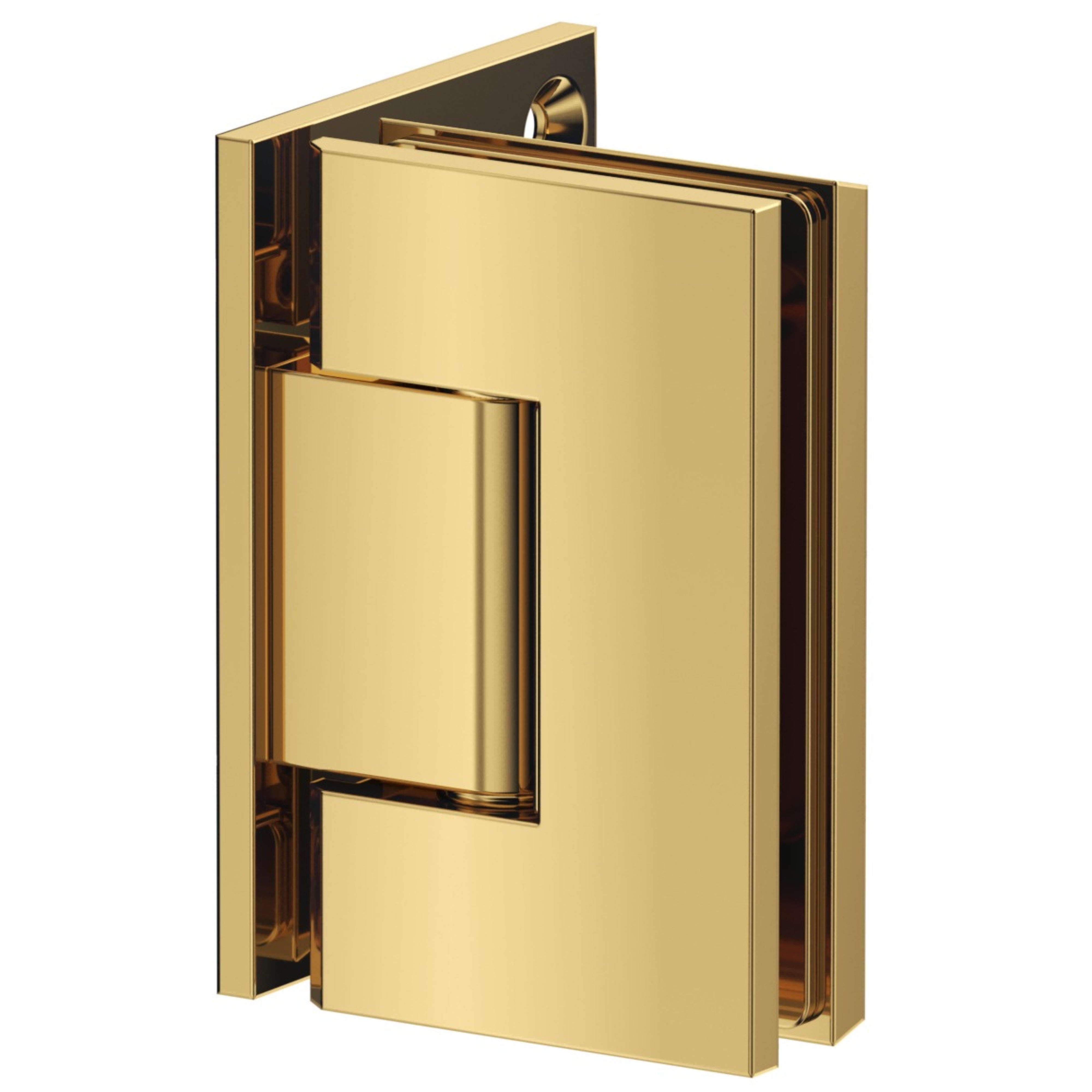 BELLA VISTA GLASS-TO-WALL SHOWER SCREEN HINGE SHINY GOLD