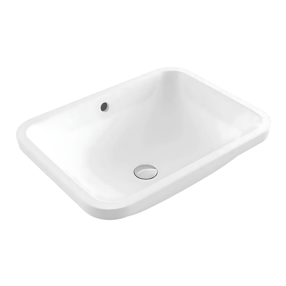 TURNER HASTINGS FINO UNDER COUNTER FIRECLAY BASIN GLOSS WHITE 550MM