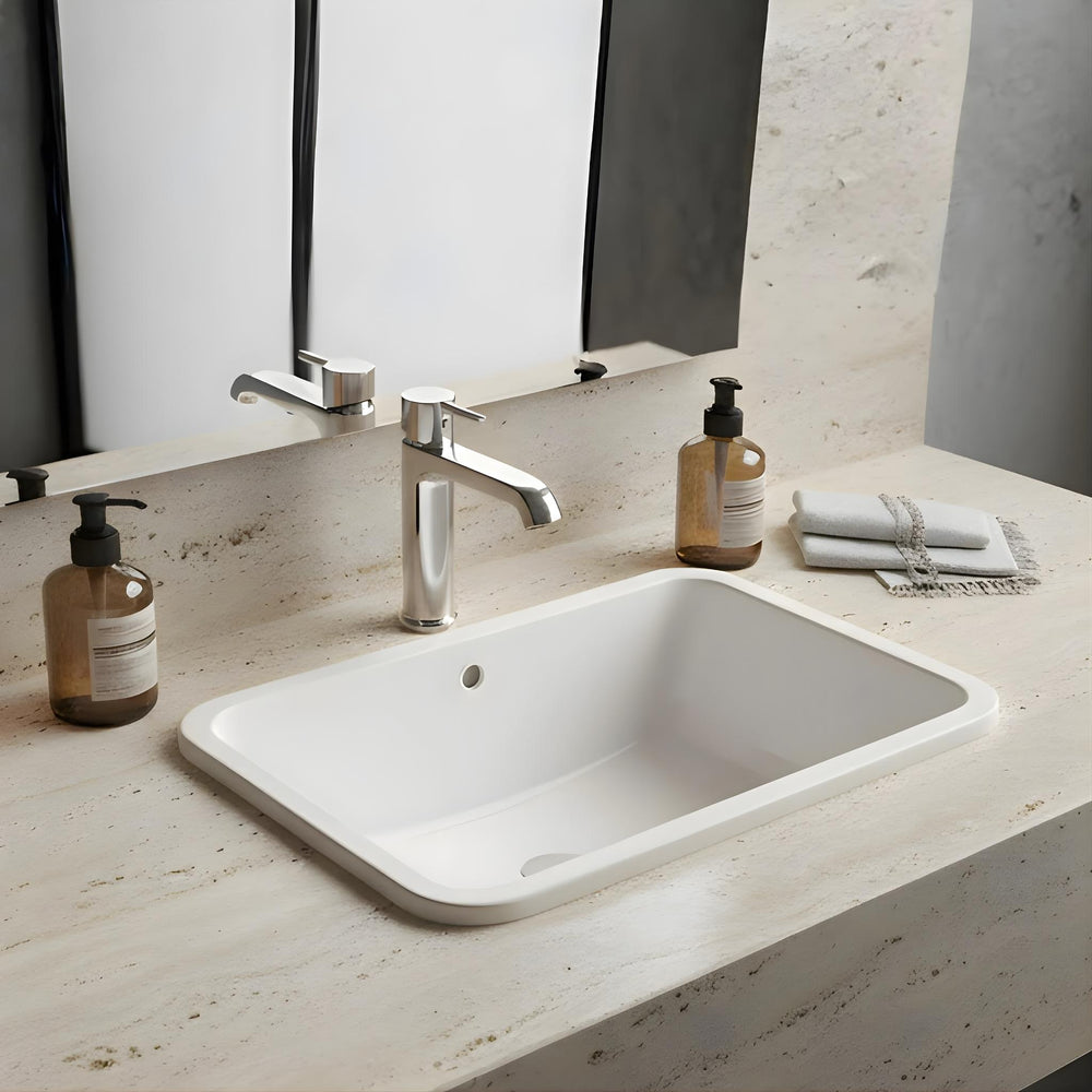 TURNER HASTINGS FINO UNDER COUNTER FIRECLAY BASIN MATTE WHITE 550MM