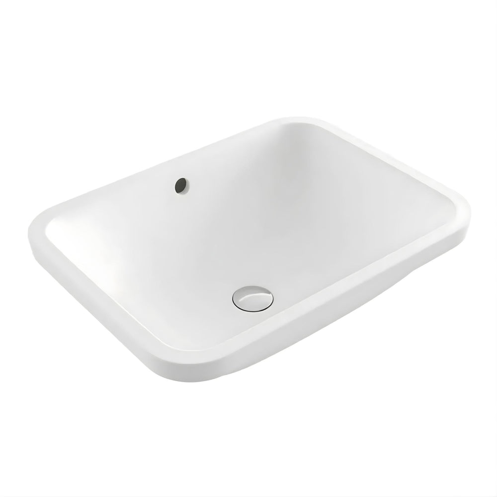 TURNER HASTINGS FINO UNDER COUNTER FIRECLAY BASIN MATTE WHITE 550MM
