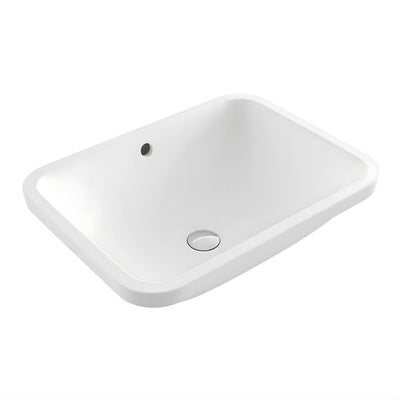 TURNER HASTINGS FINO UNDER COUNTER FIRECLAY BASIN MATTE WHITE 550MM