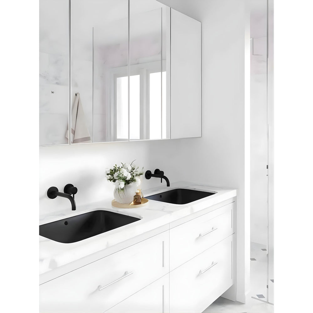 TURNER HASTINGS FINO UNDER COUNTER FIRECLAY BASIN MATTE BLACK 550MM