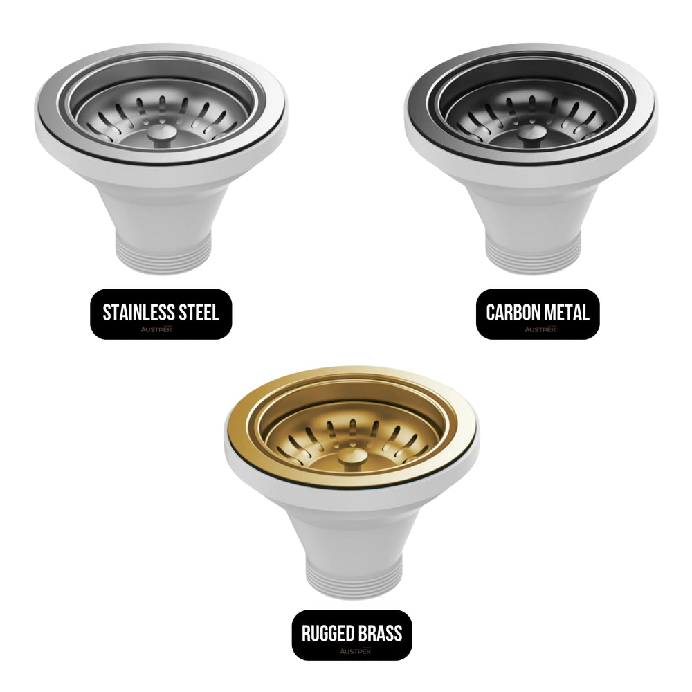 FIENZA HANA SINK BASKET WASTE 119MM PVD RUGGED BRASS