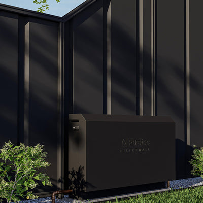 PURETEC F3 3-STAGE WHOLE HOUSE FILTERWALL SYSTEM MIDNIGHT BLACK