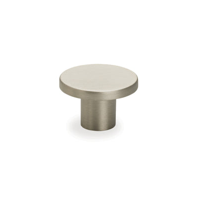 TIMBERLINE FLAT KNOB HANDLE 26MM BRUSHED NICKEL