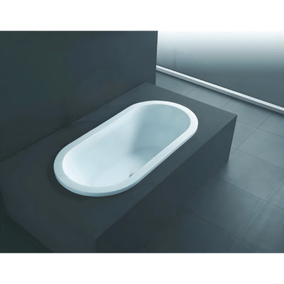 BROADWAY FLORENTINE BATH WHITE 1720MM