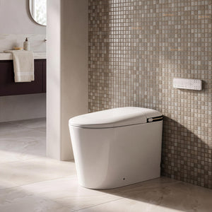 FLUVA U7 INTELLIGENT TOILET W/ AUTOFLUSH REMOTE CONTROLLED BIDET GLOSS WHITE
