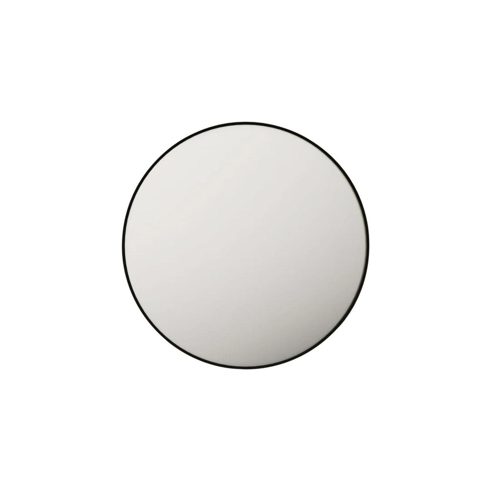 MERCIO ALUMINIUM FRAMED ROUND MIRROR MATTE BLACK 900X900MM