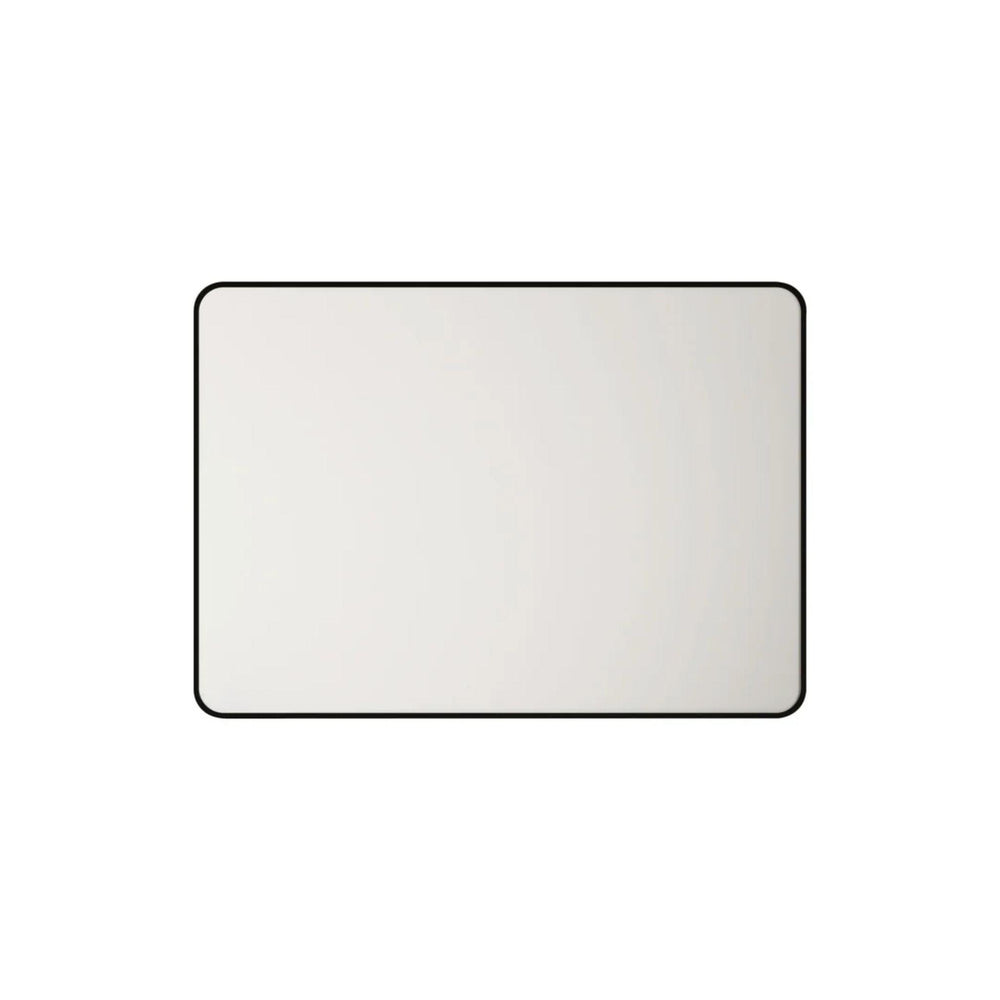 MERCIO ALUMINIUM FRAMED RECTANGULAR MIRROR MATTE BLACK 900X750MM