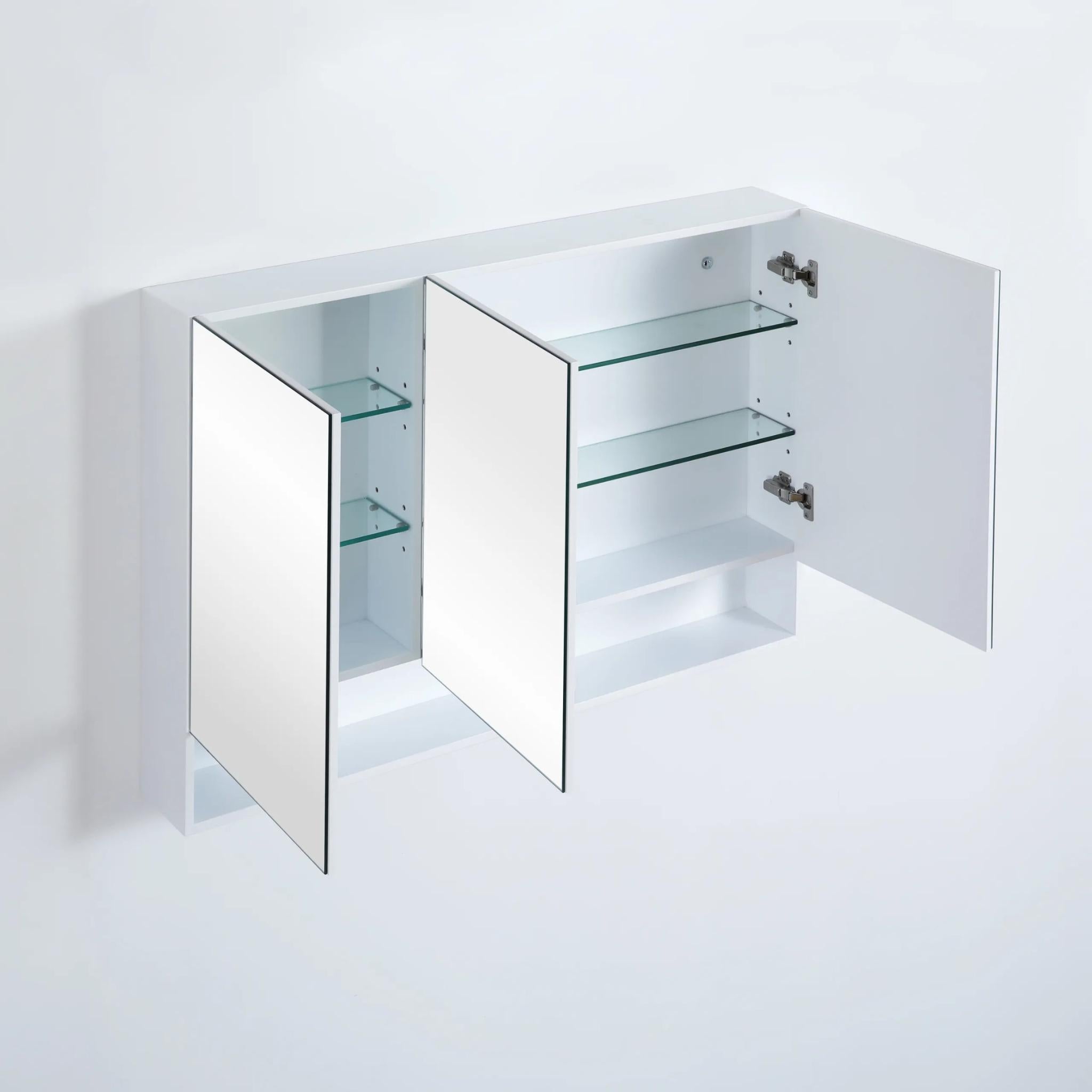 CETO FREMANTLE WHITE SHAVING CABINET 1198MM X 750MM