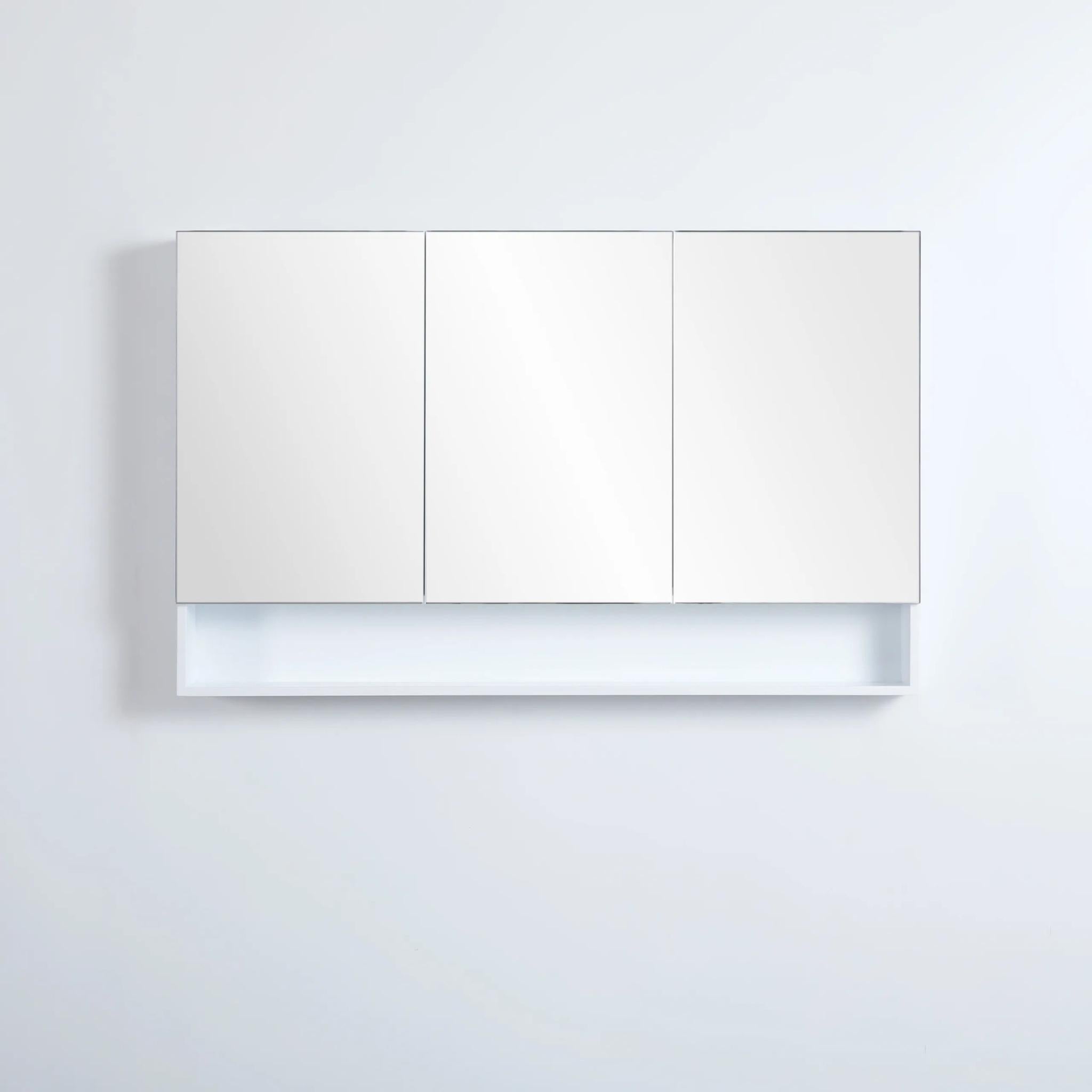 CETO FREMANTLE WHITE SHAVING CABINET 1198MM X 750MM