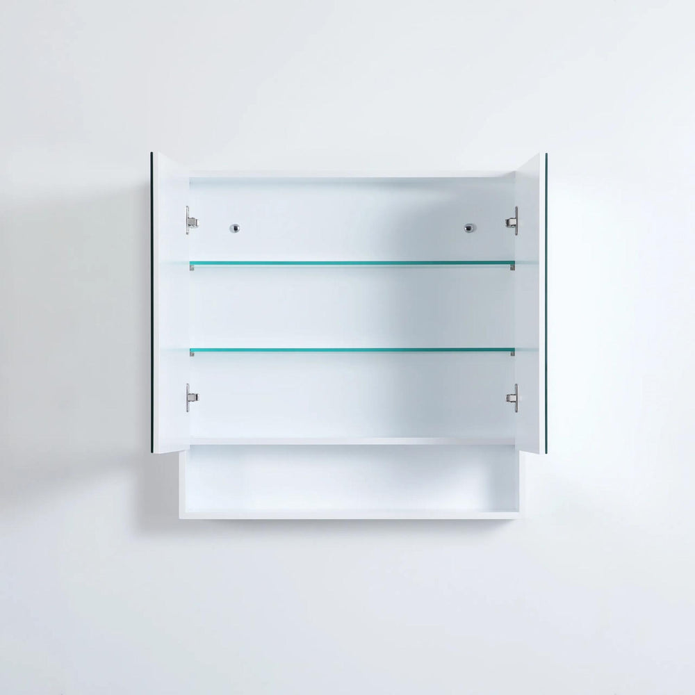 CETO FREMANTLE WHITE SHAVING CABINET 750MM X 750MM