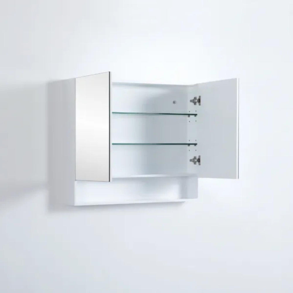 CETO FREMANTLE WHITE SHAVING CABINET 900MM X 750MM
