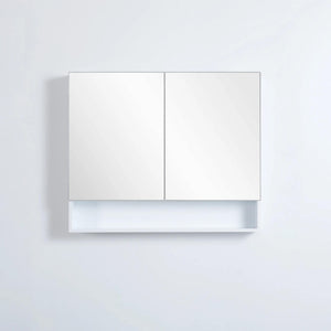 CETO FREMANTLE WHITE SHAVING CABINET 900MM X 750MM