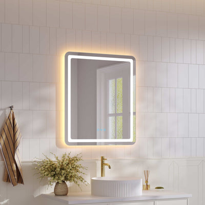 MERCIO FREYA FRAMELESS RECTANGULAR LED MIRROR 600X750MM