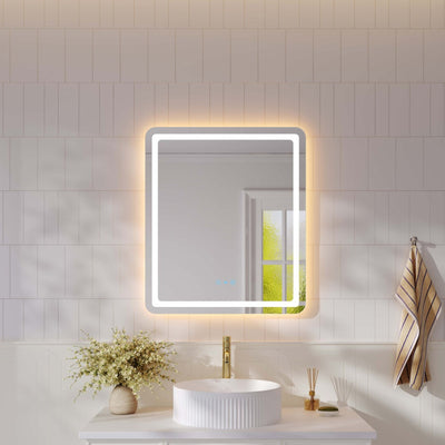 MERCIO FREYA FRAMELESS RECTANGULAR LED MIRROR 600X750MM