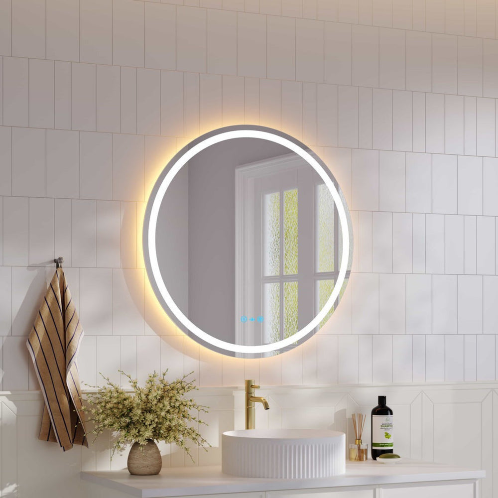 MERCIO FREYA FRAMELESS ROUND LED MIRROR 750X750MM