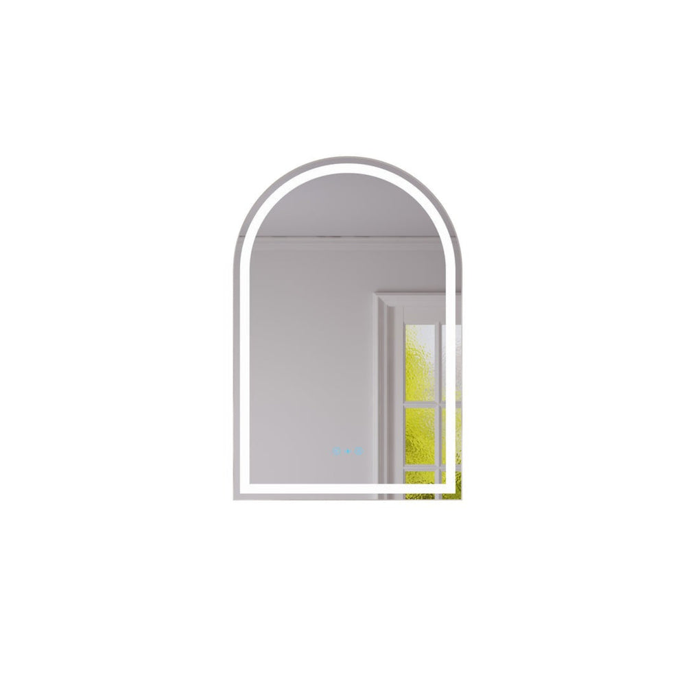 MERCIO FREYA FRAMELESS ARCH LED MIRROR 600X900MM