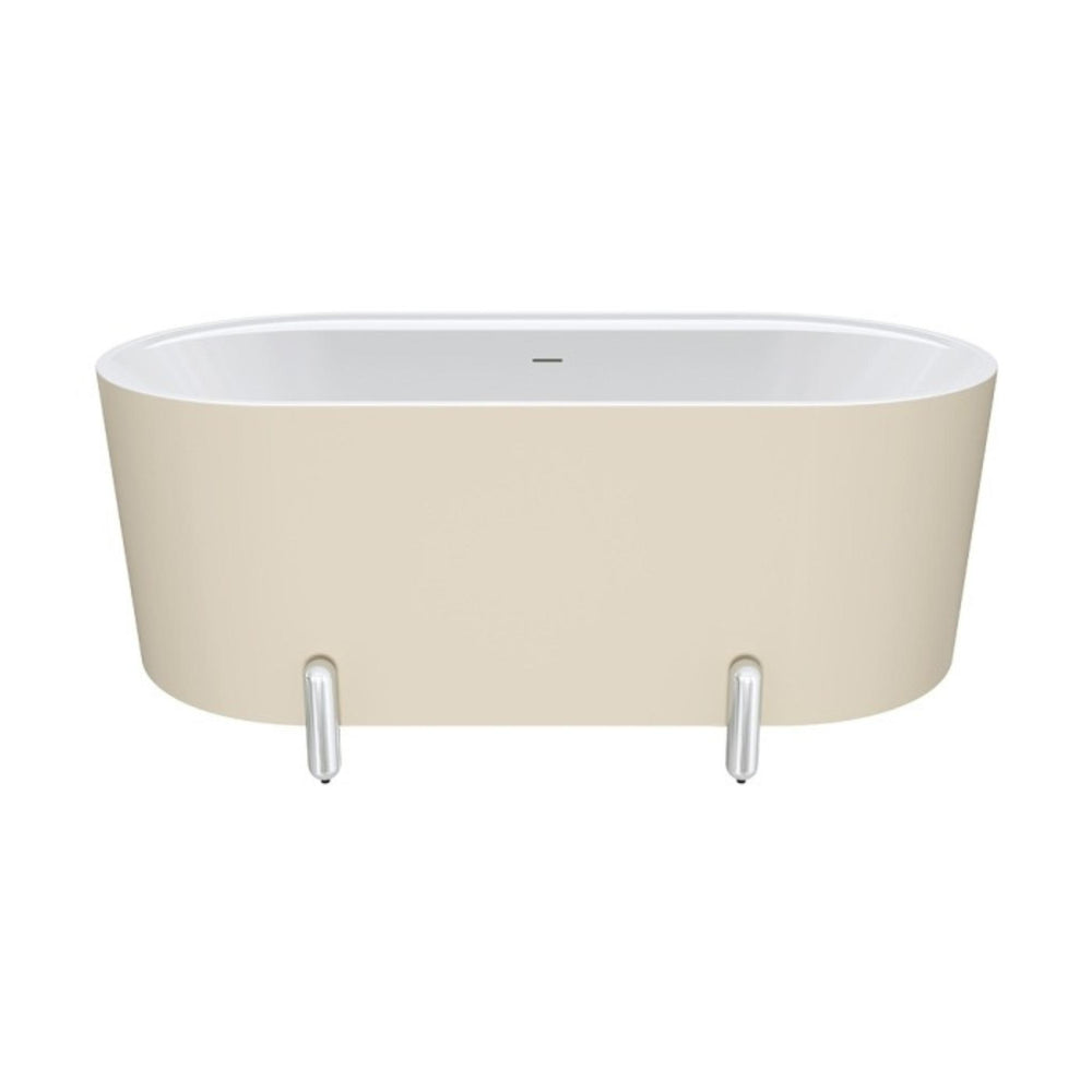 FIENZA ALUCA FREESTANDING BATH MATTE KHAKI (AVAILABLE IN 1500MM AND 1700MM)