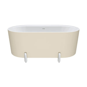FIENZA ALUCA FREESTANDING BATH MATTE KHAKI (AVAILABLE IN 1500MM AND 1700MM)