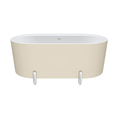 FIENZA ALUCA FREESTANDING BATH MATTE KHAKI (AVAILABLE IN 1500MM AND 1700MM)