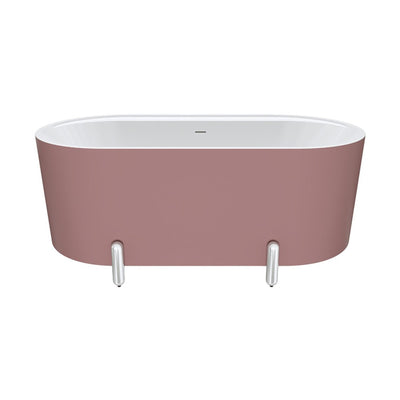 FIENZA ALUCA FREESTANDING BATH MATTE ROUGE (AVAILABLE IN 1500MM AND 1700MM)