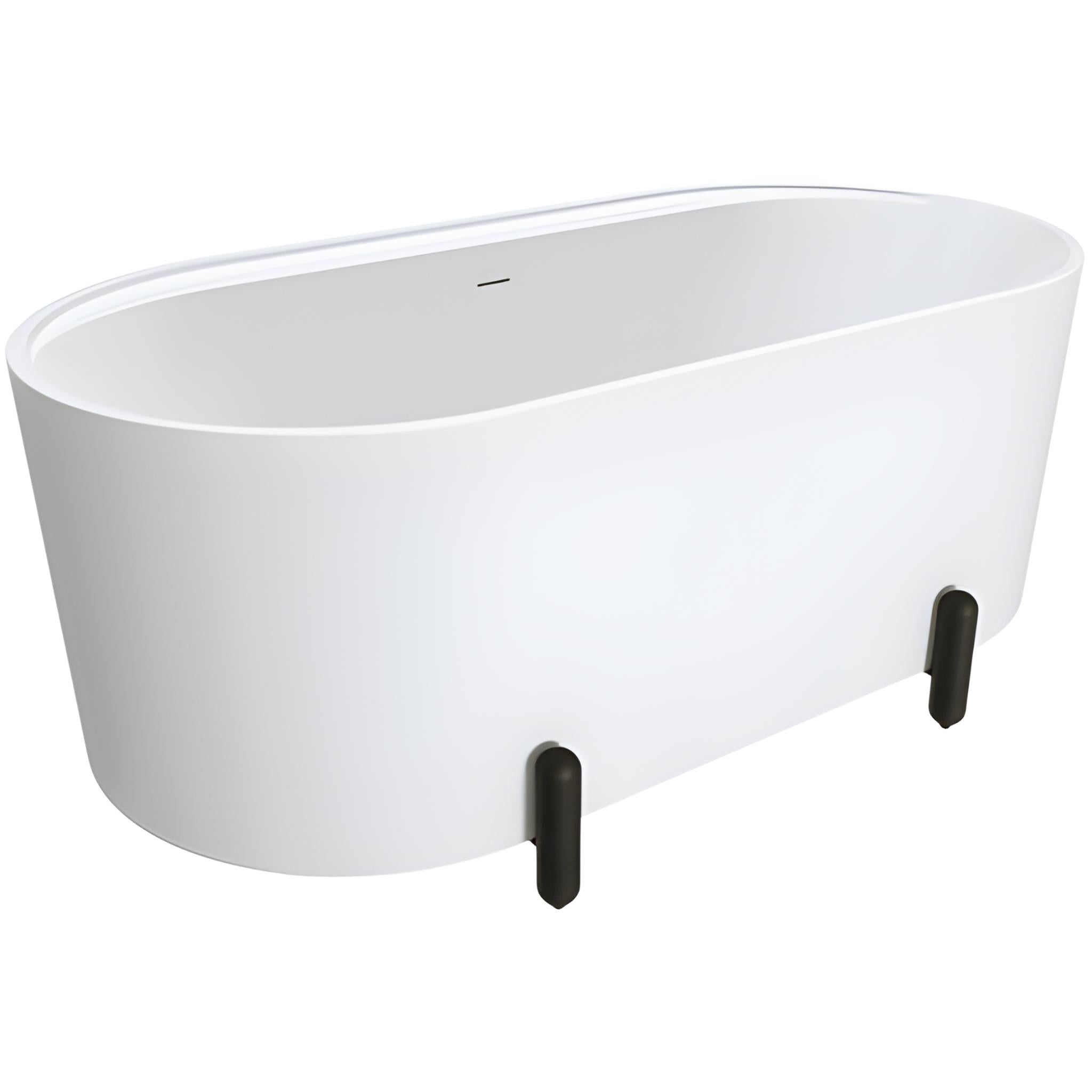FIENZA ALUCA FREESTANDING BATH MATTE WHITE (AVAILABLE IN 1500MM AND 1700MM)