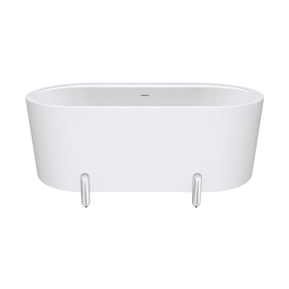FIENZA ALUCA FREESTANDING BATH MATTE WHITE (AVAILABLE IN 1500MM AND 1700MM)