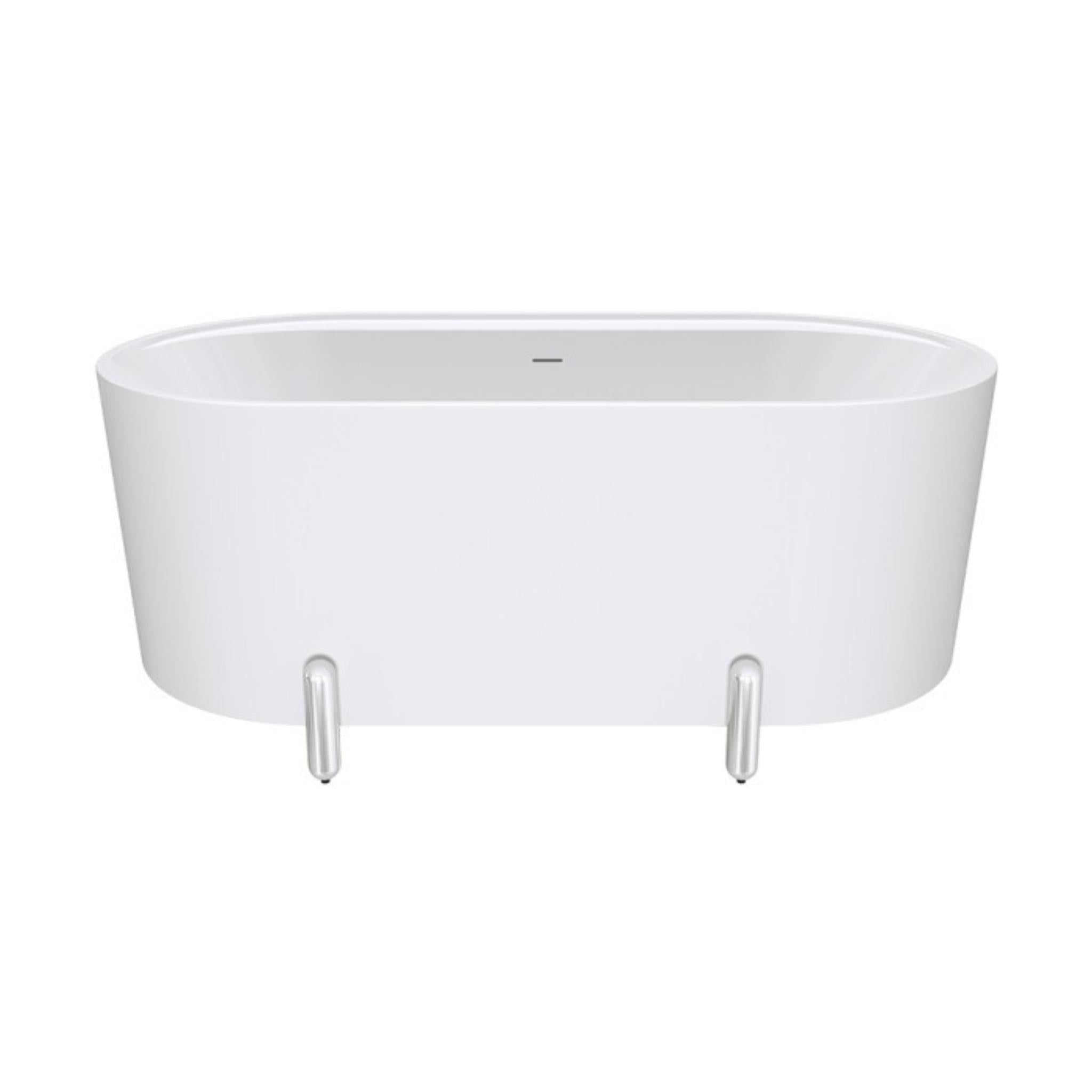 FIENZA ALUCA FREESTANDING BATH MATTE WHITE (AVAILABLE IN 1500MM AND 1700MM)