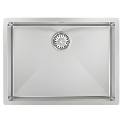 SCHOCK ALFRESCO LARGE SINGLE BOWL KITCHEN SINK STAINLESS STEEL 580MM