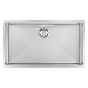 SCHOCK ALFRESCO LARGE SINGLE BOWL KITCHEN SINK STAINLESS STEEL 740MM