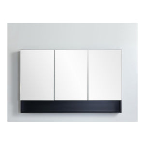 VITO FLORENCE MATTE BLACK SHAVING CABINET 1500X750MM