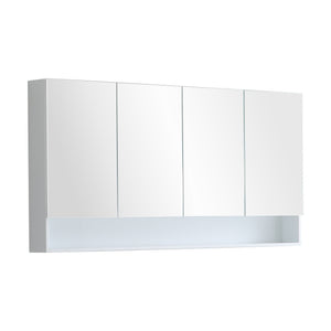 VITO FLORENCE MATTE WHITE SHAVING CABINET 1500X750MM