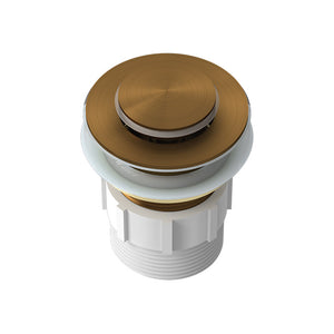 FELTON COLLECTION POP-UP WASTE WITH OVERFLOW BRUSHED BRONZE 32MM