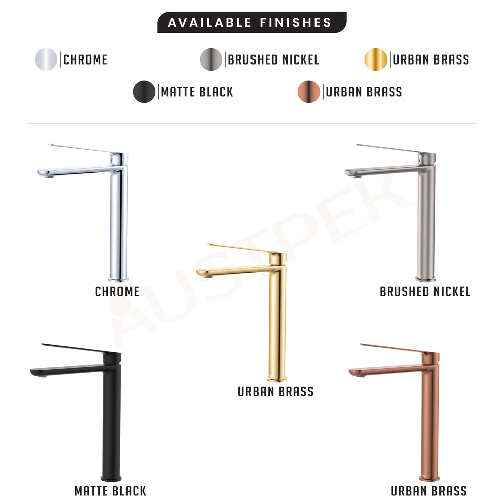 FIENZA EMPIRE CARE TALL BASIN MIXER 260MM CHROME
