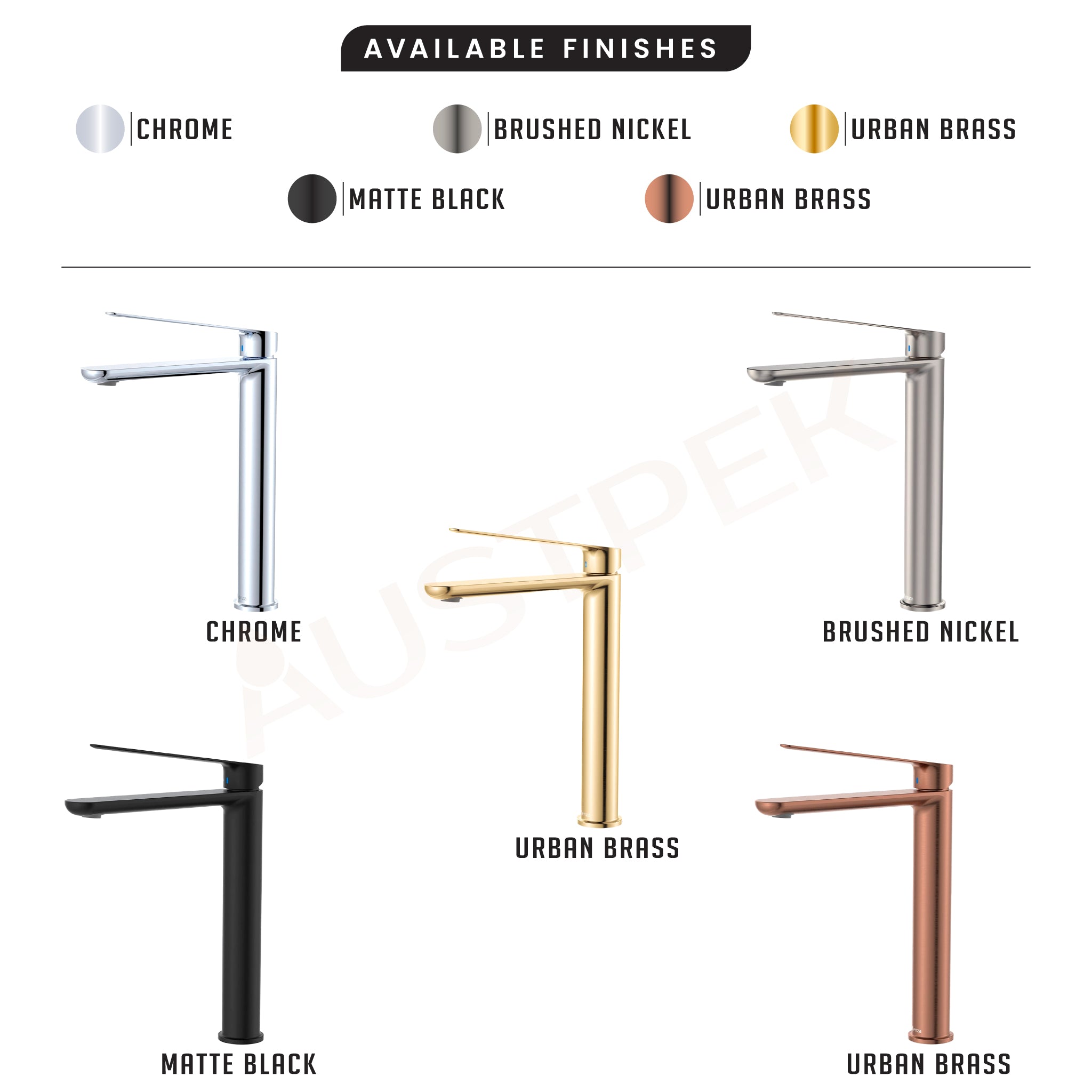 FIENZA EMPIRE CARE TALL BASIN MIXER 260MM CHROME