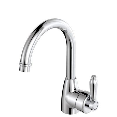 FIENZA ELEANOR GOOSENECK BASIN MIXER 264MM CHROME