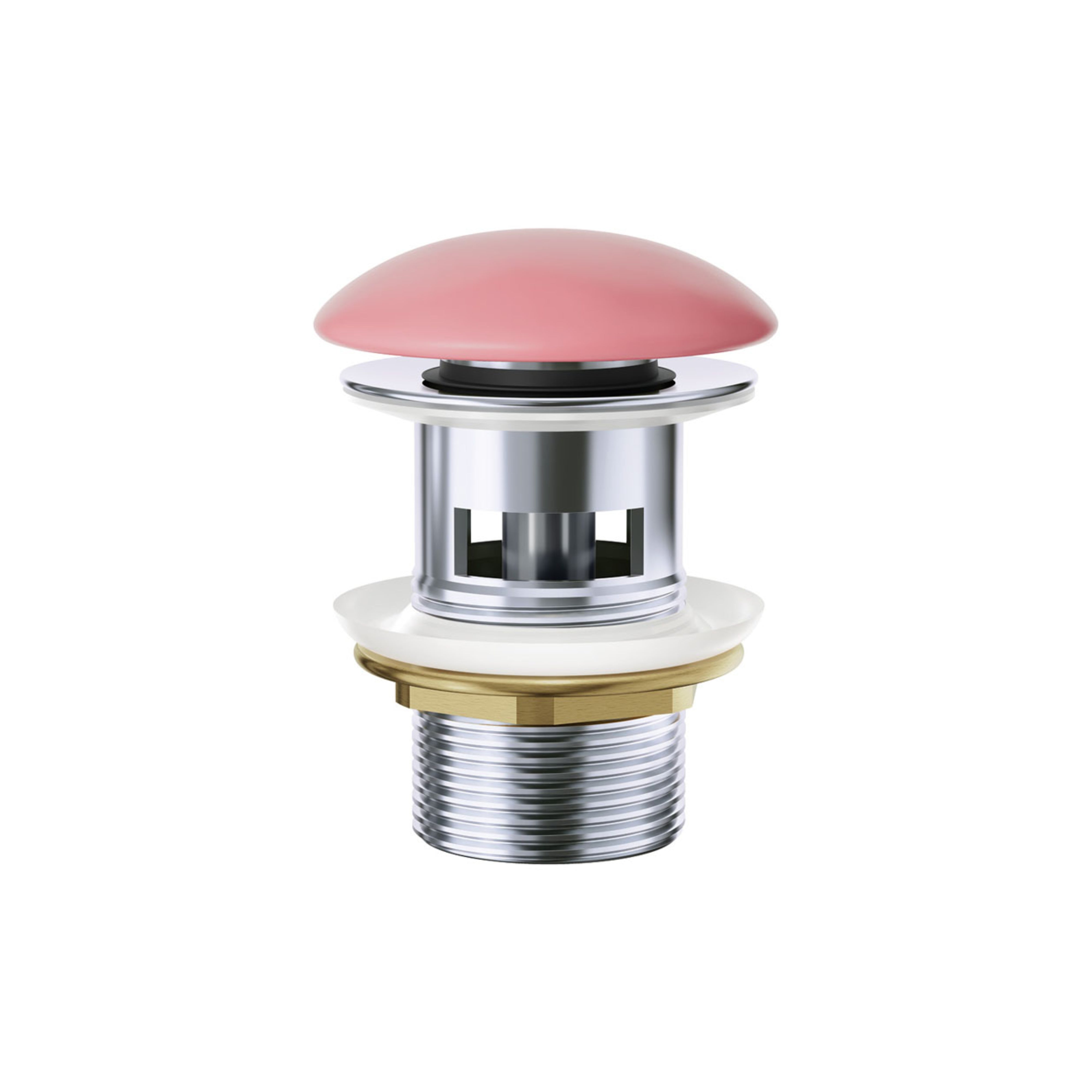 FIENZA POP-UP/POP-DOWN OVERFLOW BASIN WASTE 32MM MATTE PINK