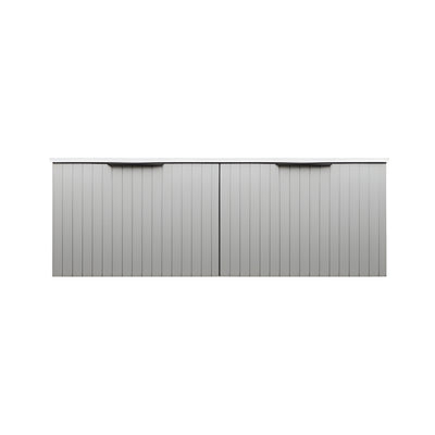 FIENZA BAYVIEW STONE GREY MATTE 1200MM SINGLE BOWL WALL HUNG VANITY