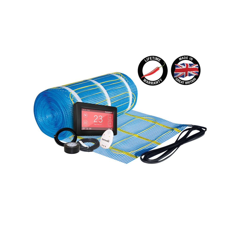 THERMOGROUP THERMONET 200W/M² IN SCREED HEATING KIT - BLACK DUAL CONTROLLER