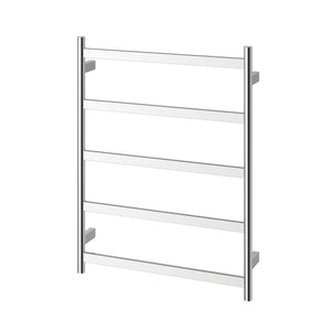 PHOENIX 5-FLAT BARS HEATED TOWEL LADDER CHROME 548MM