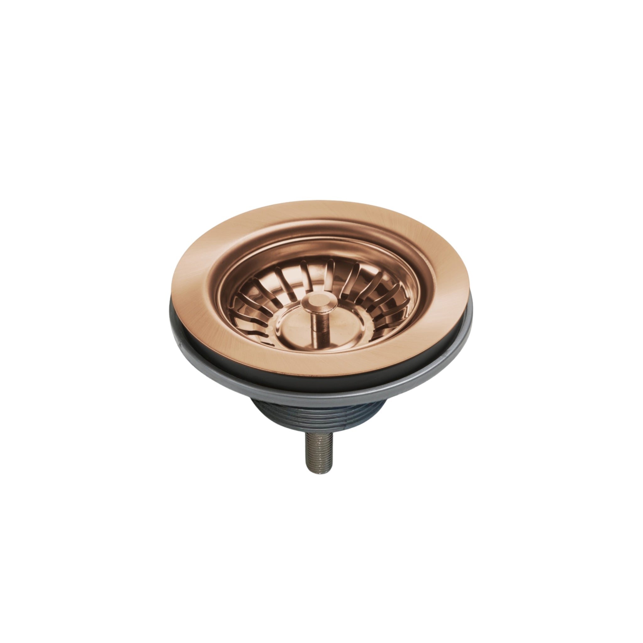 OLIVERI BASKET WASTE WITH EXTENDED SCREW LENGTH 118MM COPPER